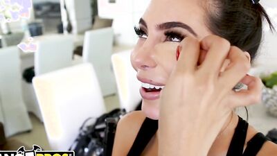 Gorgeous Latina Lela Star is getting ready for a sex scene