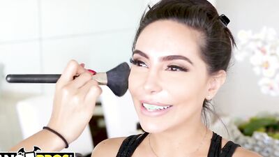 Gorgeous Latina Lela Star is getting ready for a sex scene