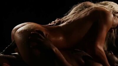 Blonde nympho Sienna Day is sweating with this charming black dude