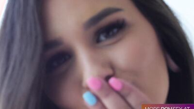 Cute girl with huge butt is getting shagged in this POV video