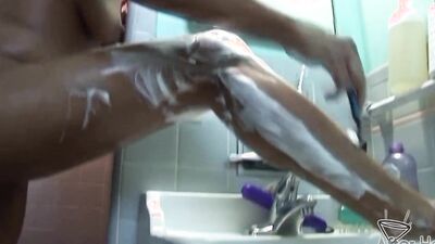 Nasty amateur is getting rammed deep after taking a shower