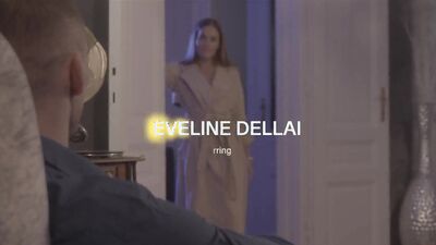 Eveline Dellai prepares her butthole for arrival of a huge penis
