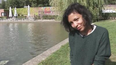 Amateur Latina babe Lina is fingering her tight and wet puss