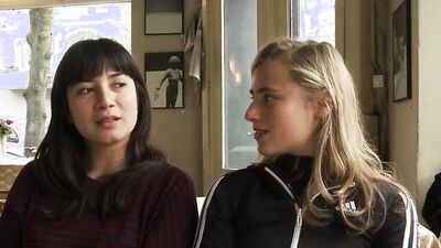 Blonde and brunette are ready to spice up their relationship