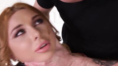Eric Everhard is spraying his cum over Marilyn Crystal face