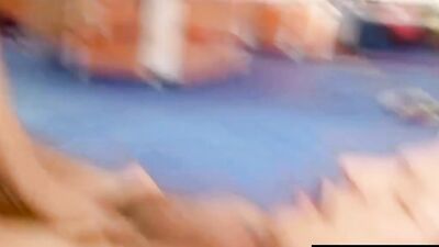 Francesca Felucci bangs her coach Gorge Uhl in the ring