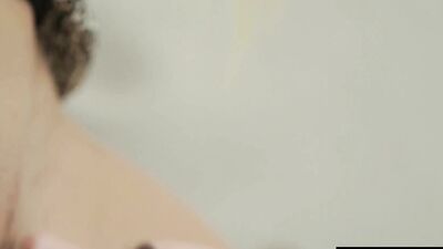Close up video of brunette and blonde lesbians satisfying each other