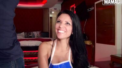 Mary Fuego is a slim Latina who likes big sausages