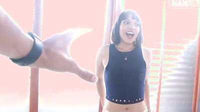 Innocent-looking Matilde Ramos is willing to taste that BBC