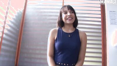 Innocent-looking Matilde Ramos is willing to taste that BBC