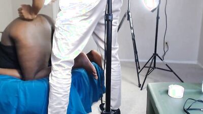 Renee is flashing her big booty in front of the cam