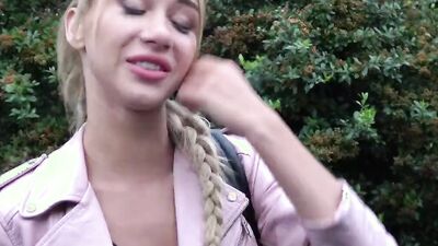 Katrin Tequila sucks her client and receives his big cock