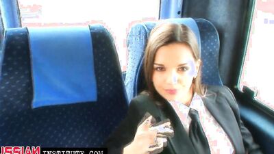 Smoking hot Raven is getting shagged by a lucky stranger