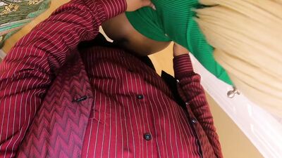 Naughty ebony chick is getting fucked hard in this homemade POV