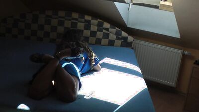 Two lovely amateur babes are enjoying in their time together