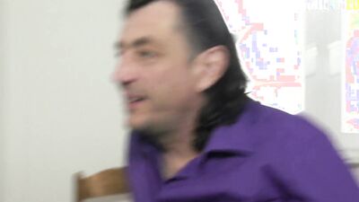Perverted mature is craving for some schlong in this video