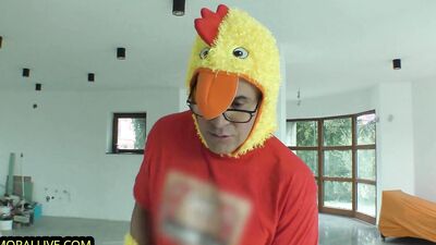 Renata Fox is riding lucky chap's prick in a POV