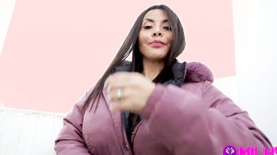 Smoking hot Latina gets her puss fingered in this close-up footage