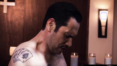 Jane Wilde is getting bonked hard by a tattooed fella