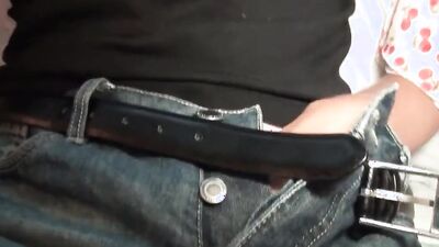 Round ass amateur babe is wrapping her hole around stranger's phallus