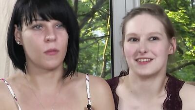 Marie McCray and her girlfriend are playing with their gummy toy