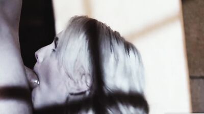 Smoking hot blonde chick is getting fucked in this raw scene