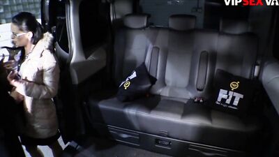 Cock hungry Any Maax gets shagged hard inside the van