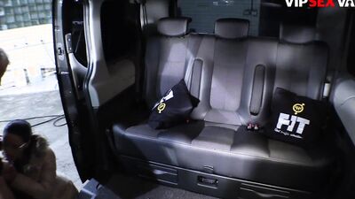 Cock hungry Any Maax gets shagged hard inside the van