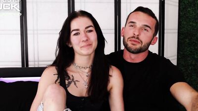 Naughty amateur babe gets her cunt desteoyed with horny stud's johnson