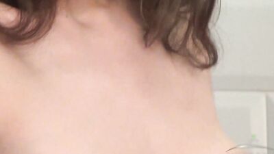 Lovely Canella is rubbing her hairy cunt in front of the cam