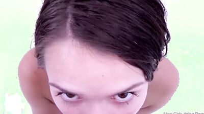 Gorgeous amateur doll plays with a pecker in this hot POV video