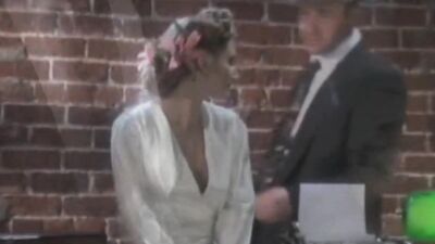 Gorgeous babe is getting shagged in this hot vintage video