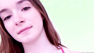Gorgeous brunette doll gets ass-fucked in this hot POV
