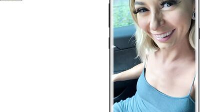 Gorgeous blonde Chloe Temple is riding stepbrother's cock in a POV