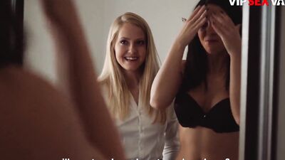 Julia De Lucia and her girlfriend are getting fucked in 3some