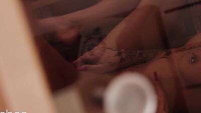 Two smoking hot babes are rubbing and licking each other's puss