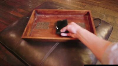 Carmen Caliente is riding lucky stud's piston after some relaxing massage