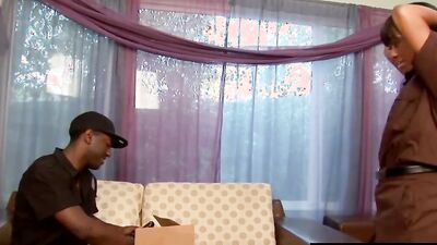 Slutty ebony chick Imani Rose gets her cunt drilled with BBC