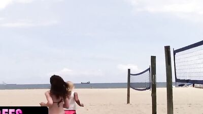 Slutty college babes are begging for aome cock in this video