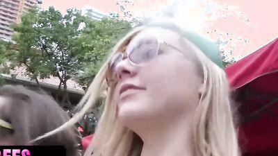 Lovely college babes are having fun in some hot action