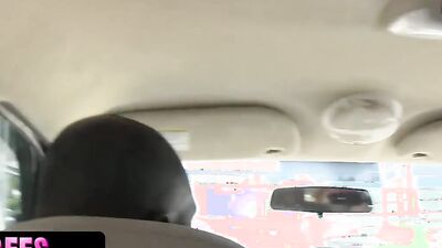 Round ass college babe is riding horny stranger's hard schlong