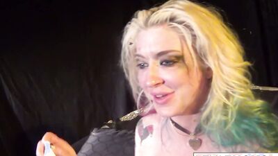 Leya Falcon's spicy cunt is getting destroyed with mate's big dick