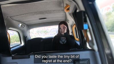 Busty doll is riding stranger's hard pecker in the back of the car
