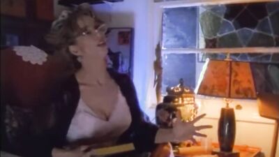 Cock hungry babe gets her cunt destroyed in this vintage video