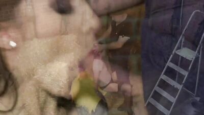 Naughty MILF gets fuckes hard inside the barn by a horny fella
