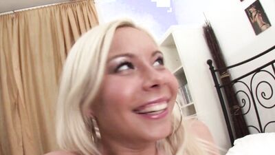 Cock hungry blonde babe is getting ass-fucked in the hotel