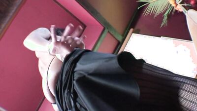 Slutty chick gets fucked by her buds in hot orgy