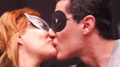 Masked Italian couple is having sex in this hot scene