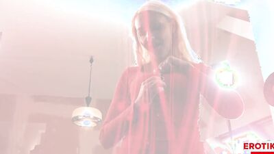 Naughty blonde chick Helena Moeller is getting shagged in this scene