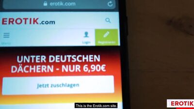 Amateur German chick is riding her partner's cock in this homemade video